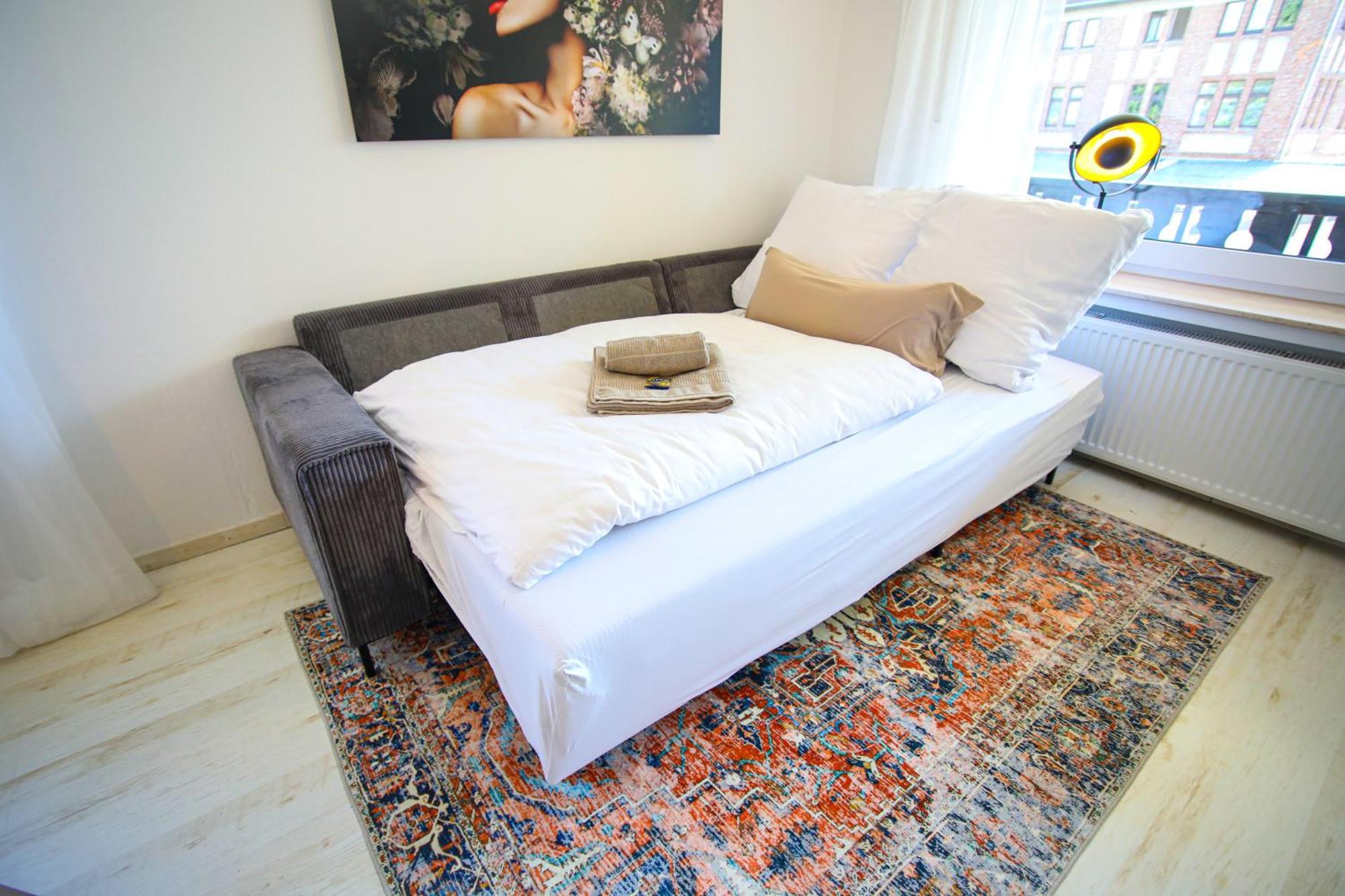 Zentral - Gemuetlich - Kueche - Balkon - Garage Apartman Bad Lippspringe Kültér fotó