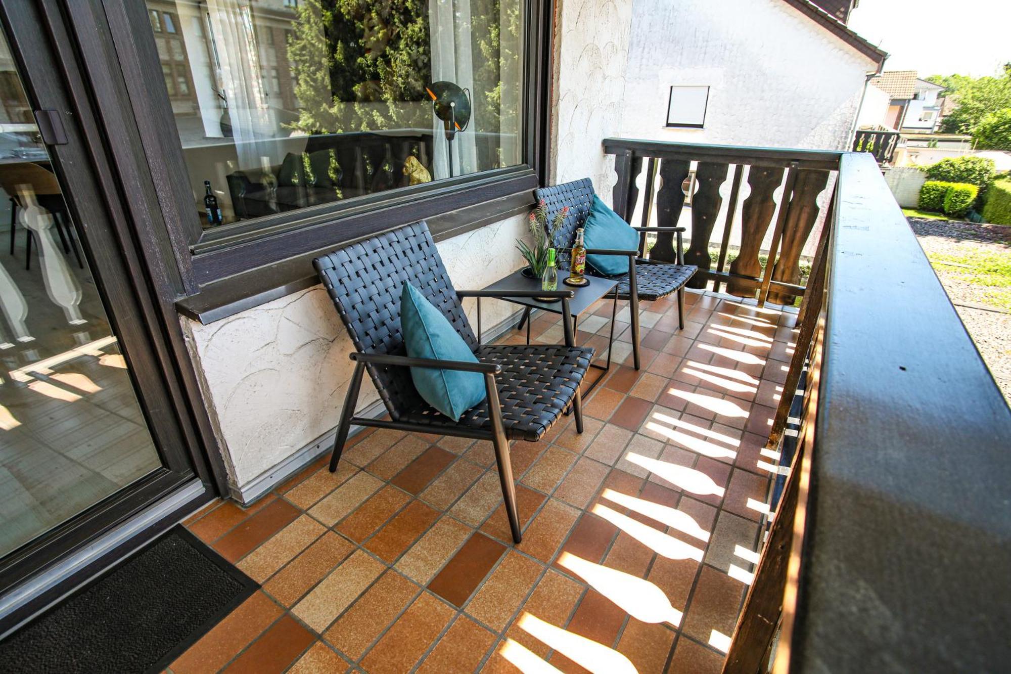 Zentral - Gemuetlich - Kueche - Balkon - Garage Apartman Bad Lippspringe Kültér fotó